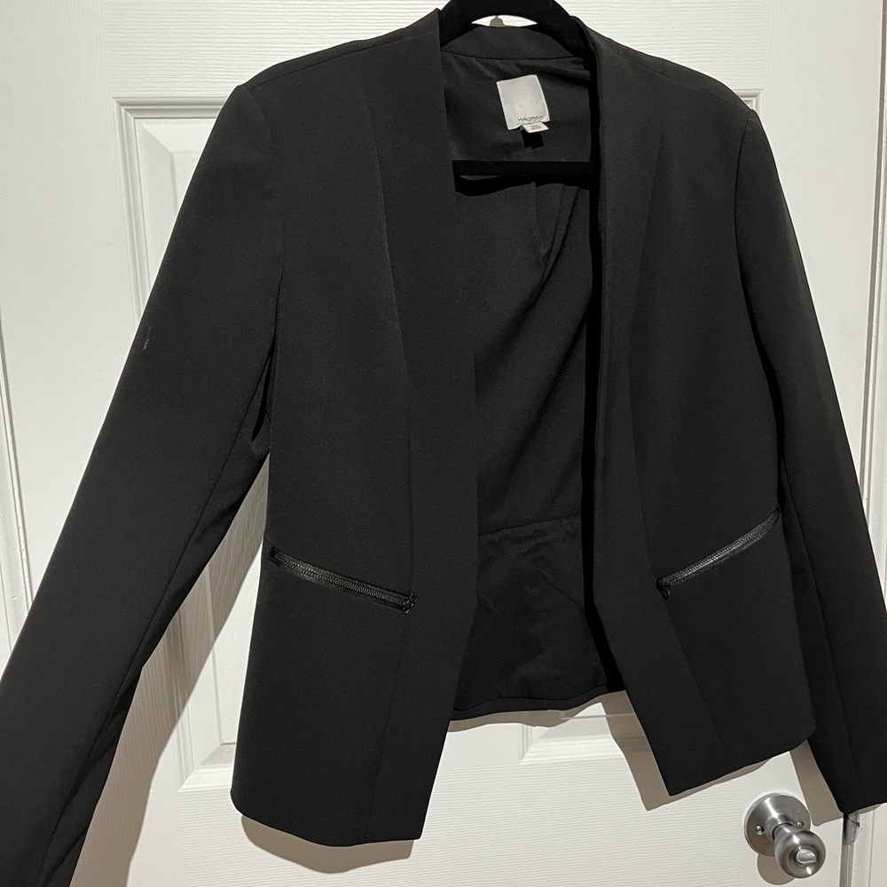 Halogen Zip Pocket Open Jacket Blazer - image 4